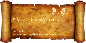 Mözl Gothárd névjegykártya